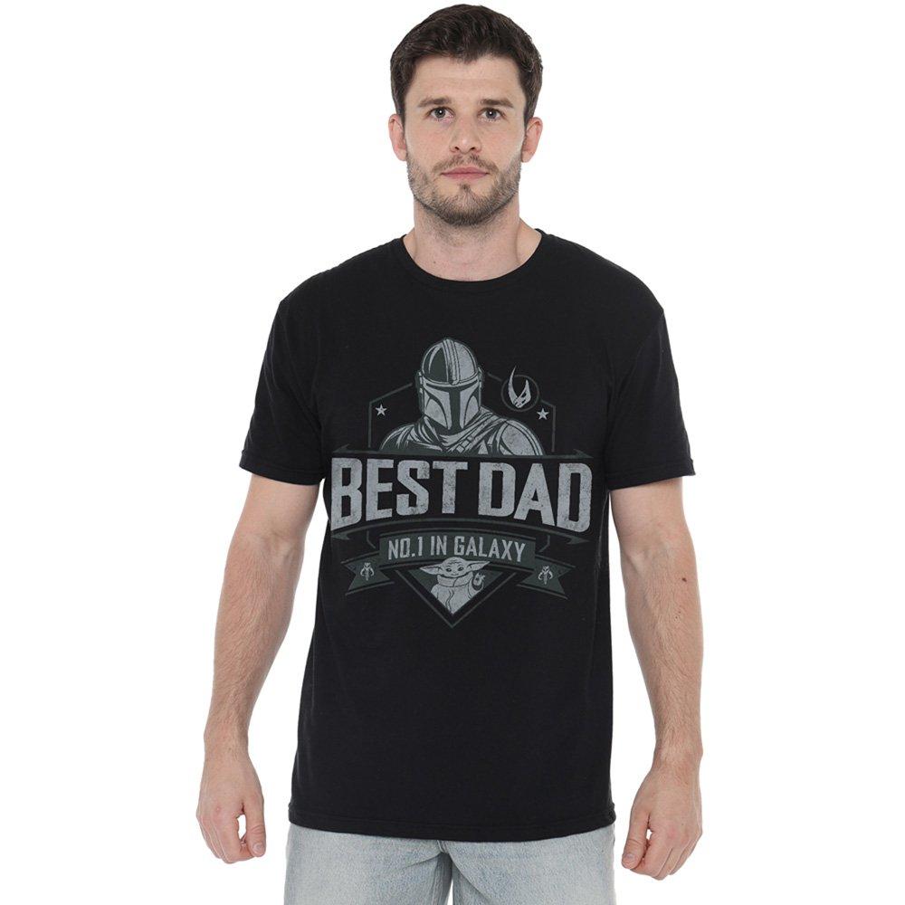 Black - Star Wars - Star Wars FatherS Day Mandalorian Best Dad Mens T - 1
