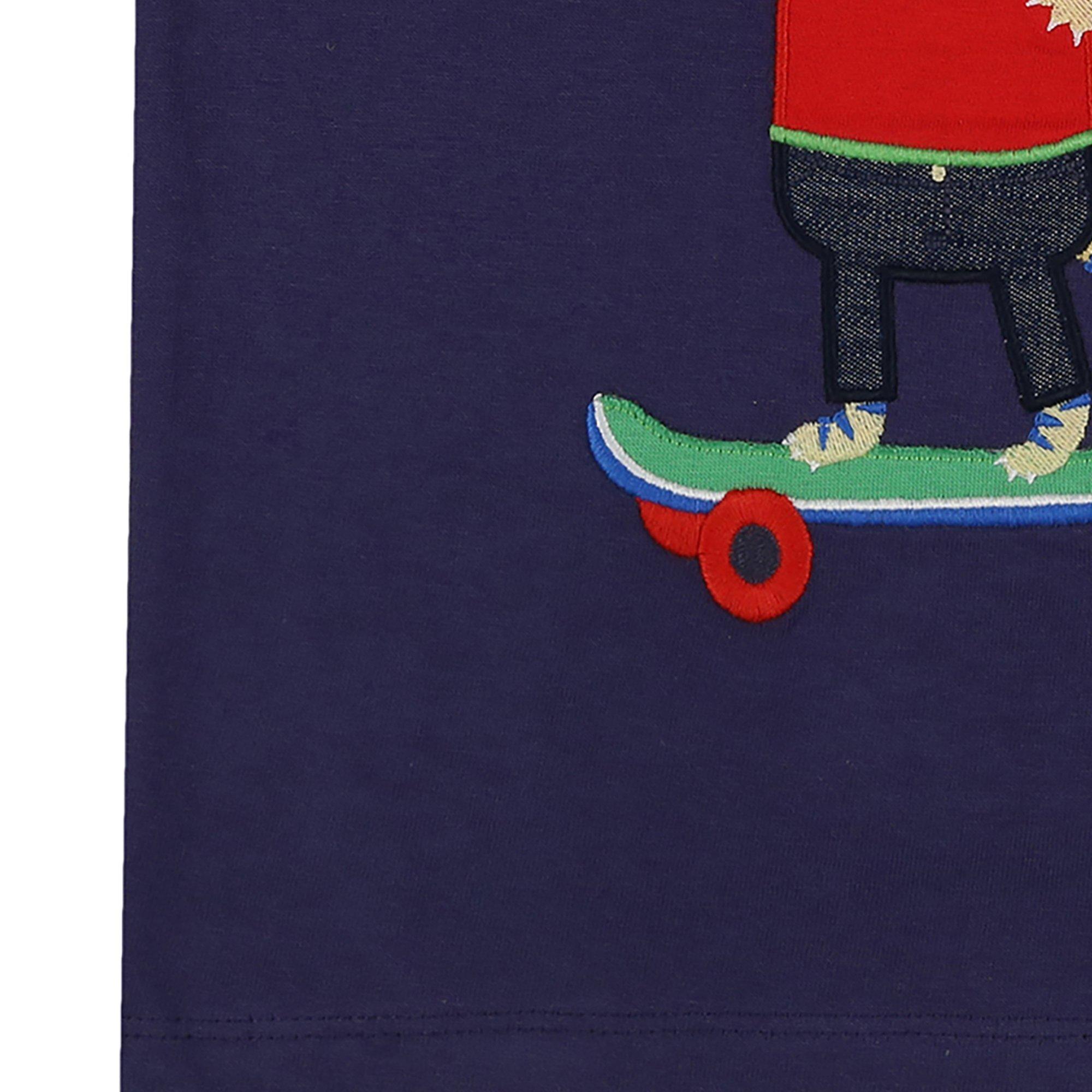Blu navy - Lilly and Sid - Regular Fit Skating Tiger T-Shirt - 4