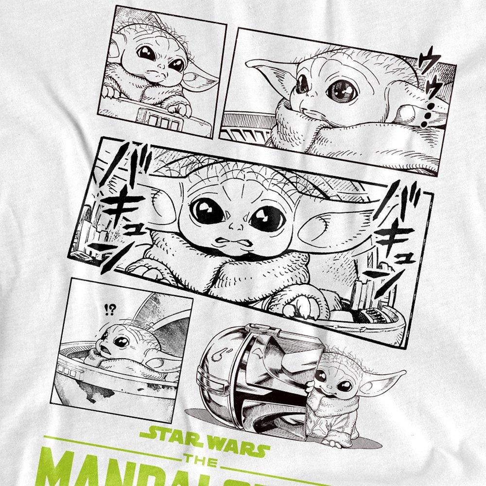 White - Star Wars - Star Wars The Mandalorian Grogu Manga Comic Womens - 2