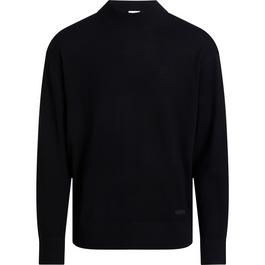 Calvin Klein MERINO MINI MOCK NECK SWEATER