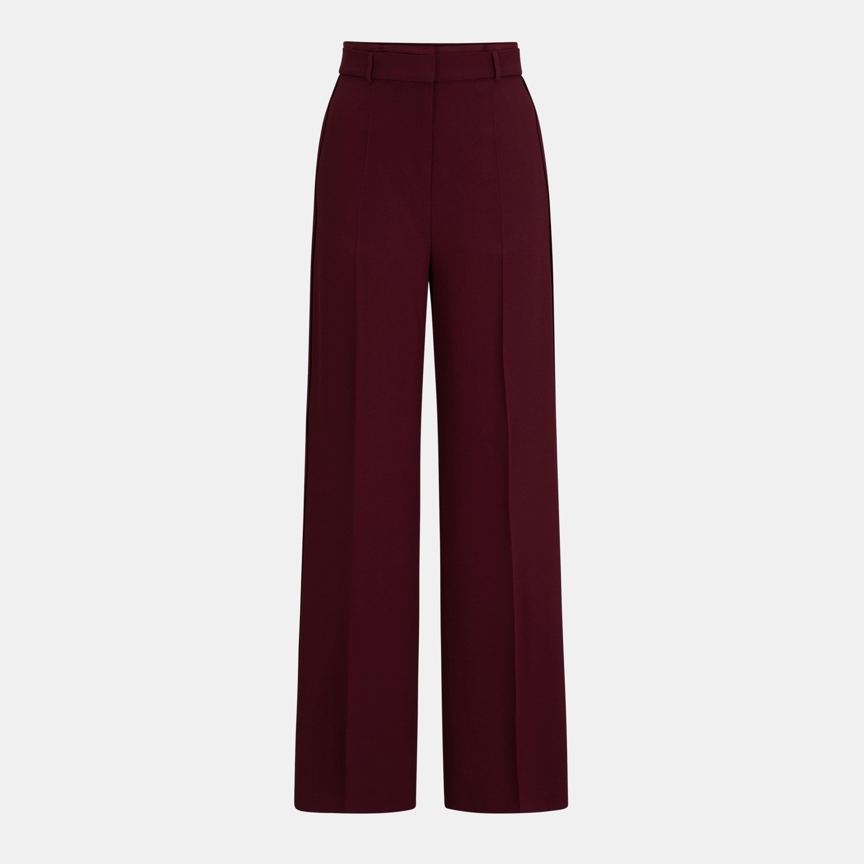 Open Red - Boss - Women's Tailored Trousers, Luxury Trousers - 1