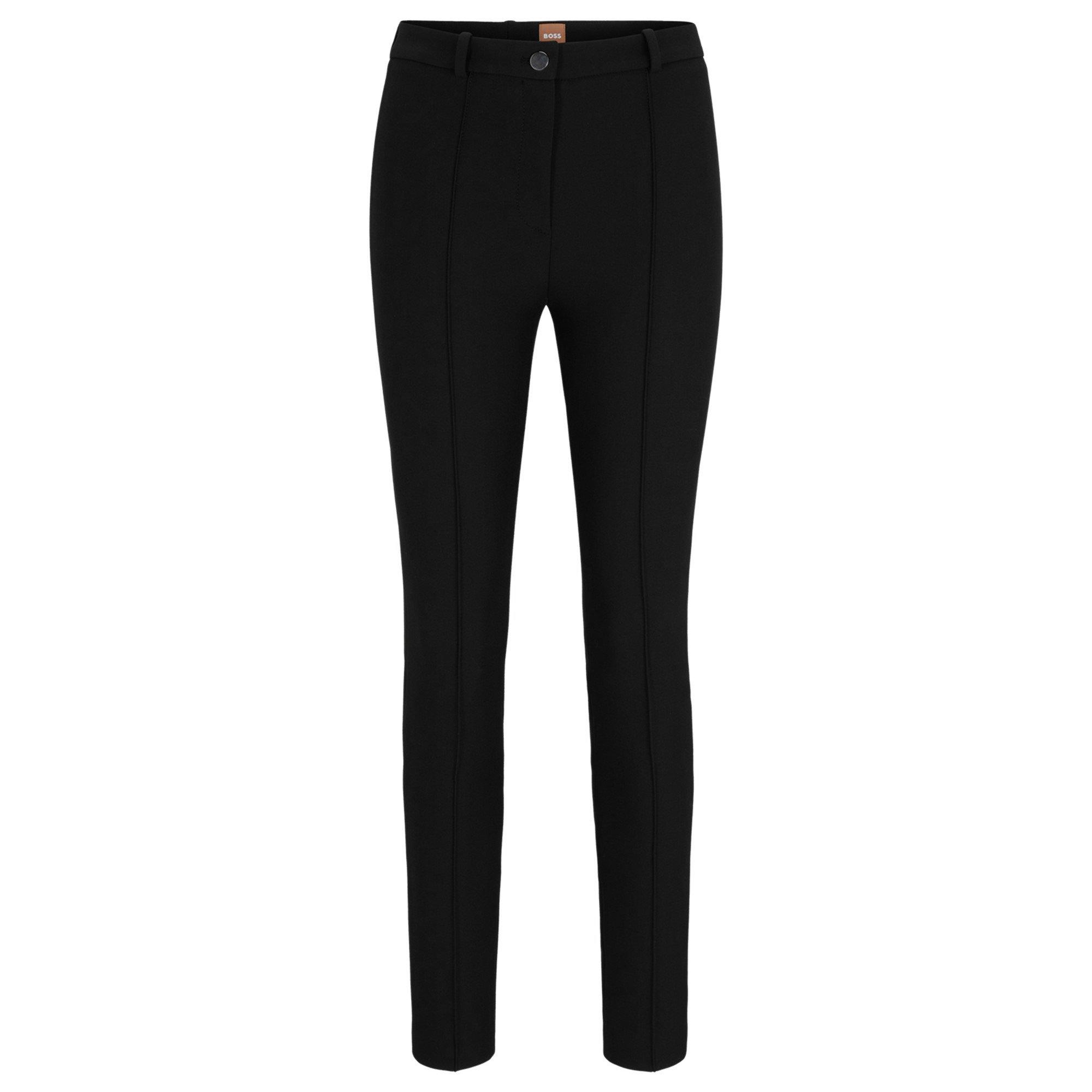 Black 001 - Boss - Women's Tanaina Tailored Trousers - 5