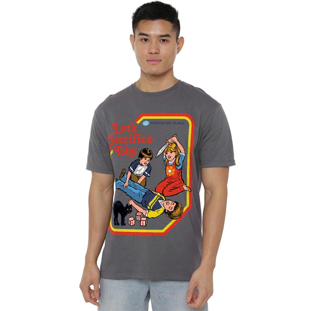 Charcoal - Steven Rhodes - Steven Rhodes LetS Sacrifice Toby T-Shirt Charco - 1