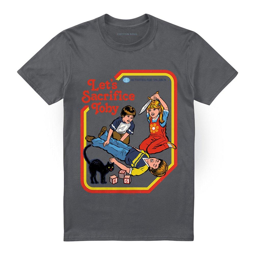 Charcoal - Steven Rhodes - Steven Rhodes LetS Sacrifice Toby T-Shirt Charco - 4