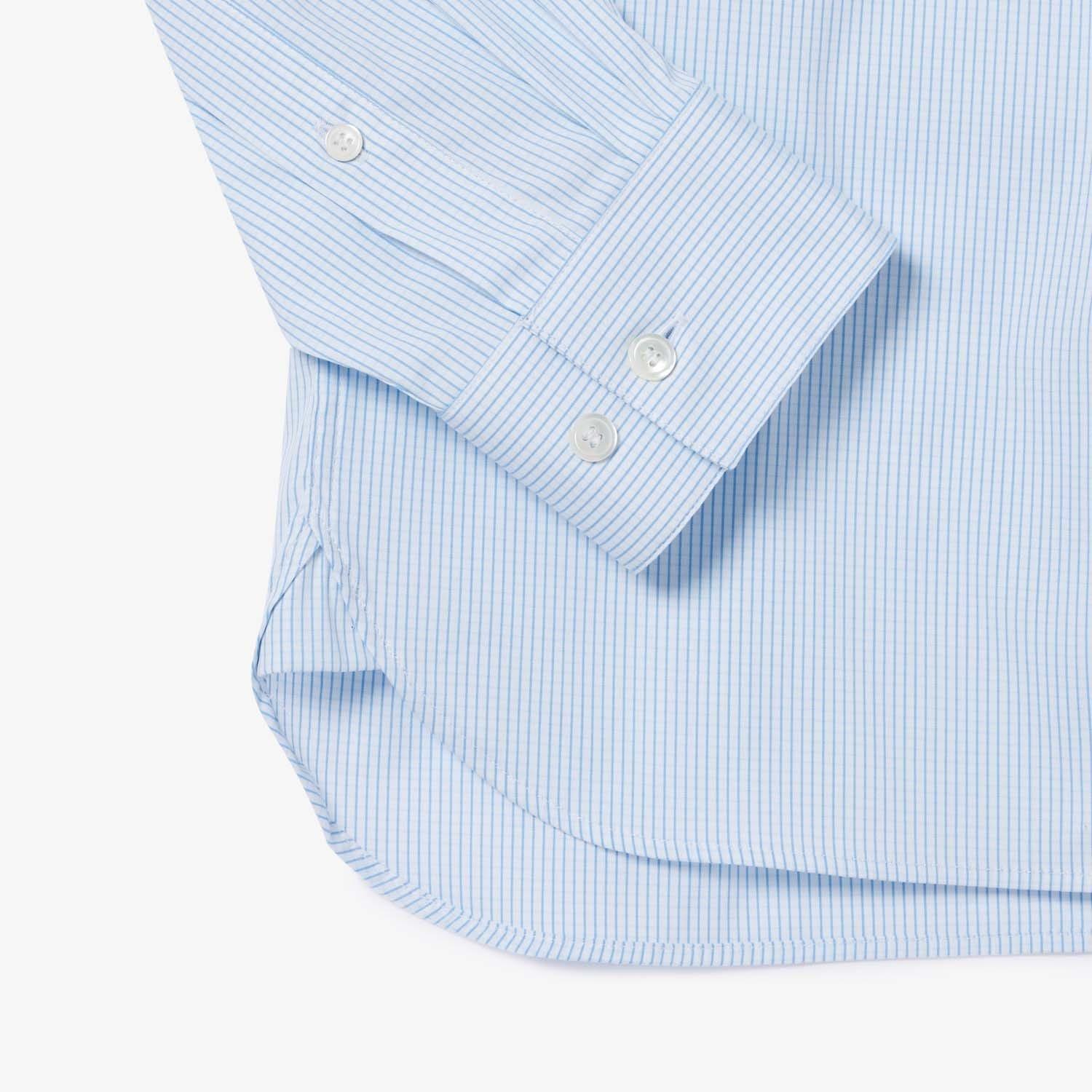 White - Lacoste - Slim-Fit Plaid Poplin Shirt - 3