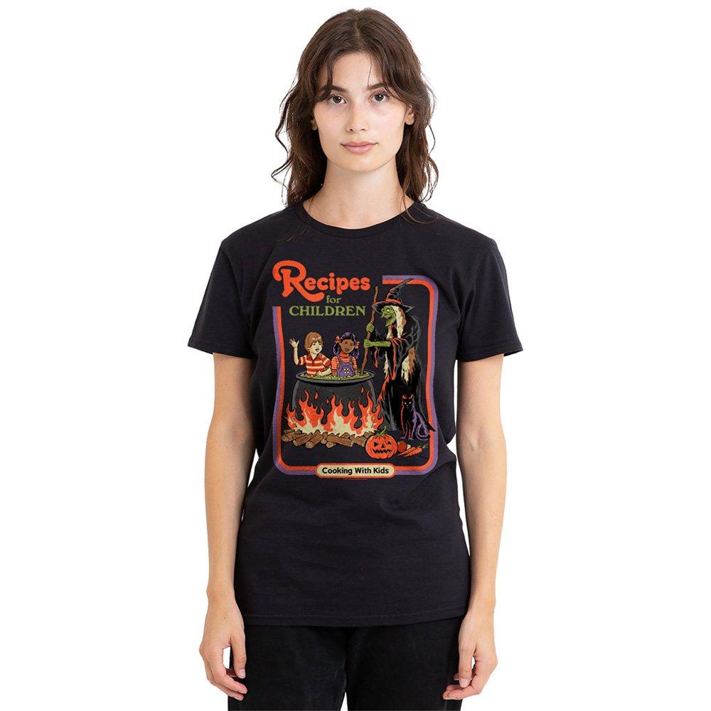 Black - Steven Rhodes - Steven Rhodes Recipes For Children T Shirt Black - 1