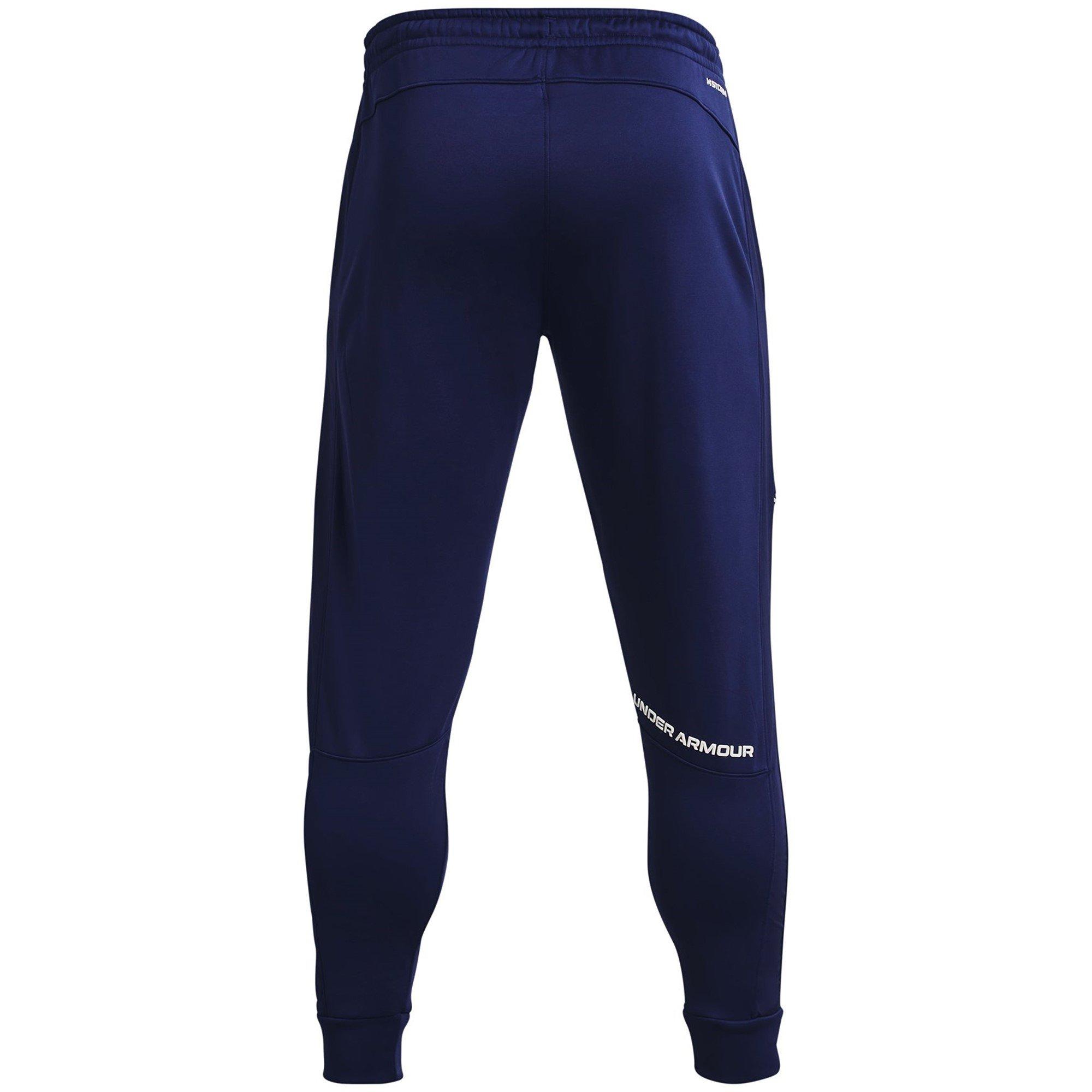 Blue - Under Armour - Men's Performance Fleece Tracksuit Bottoms - 9