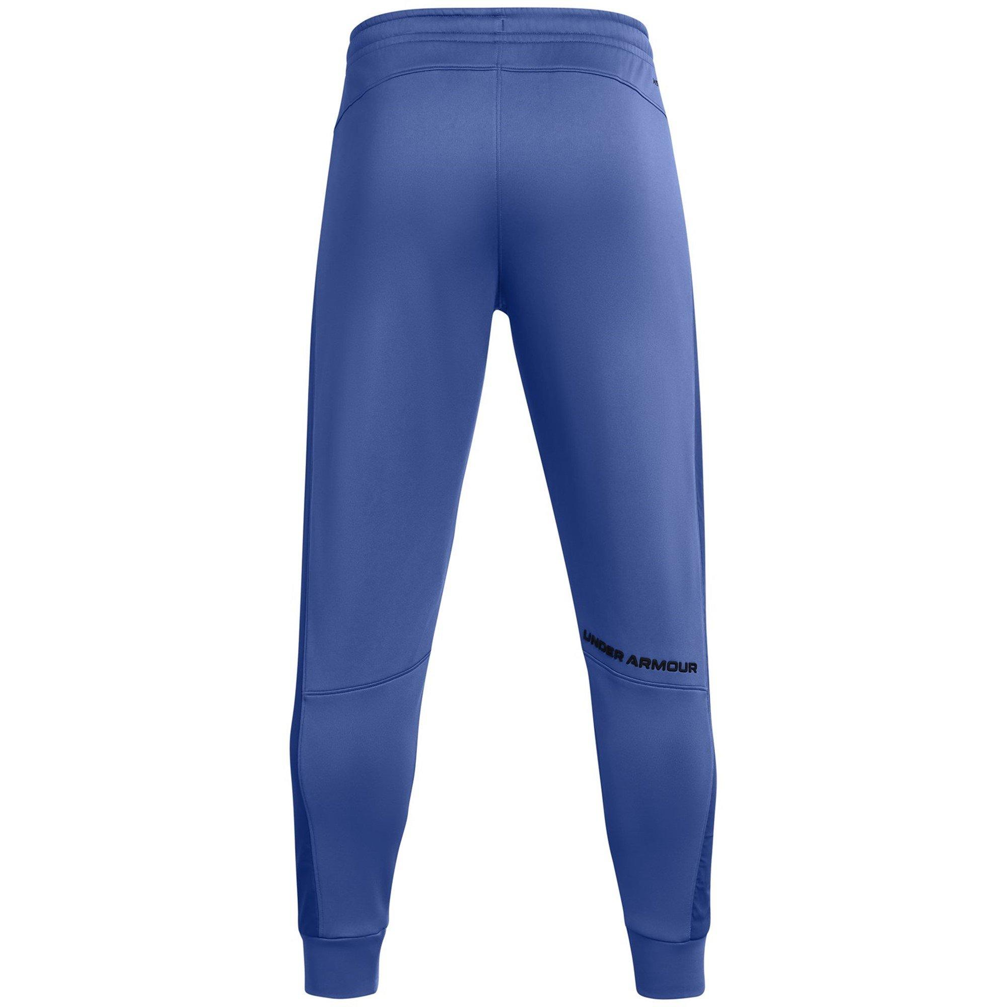 Blue - Under Armour - Performance Fleece Tracksuit Bottoms - 8