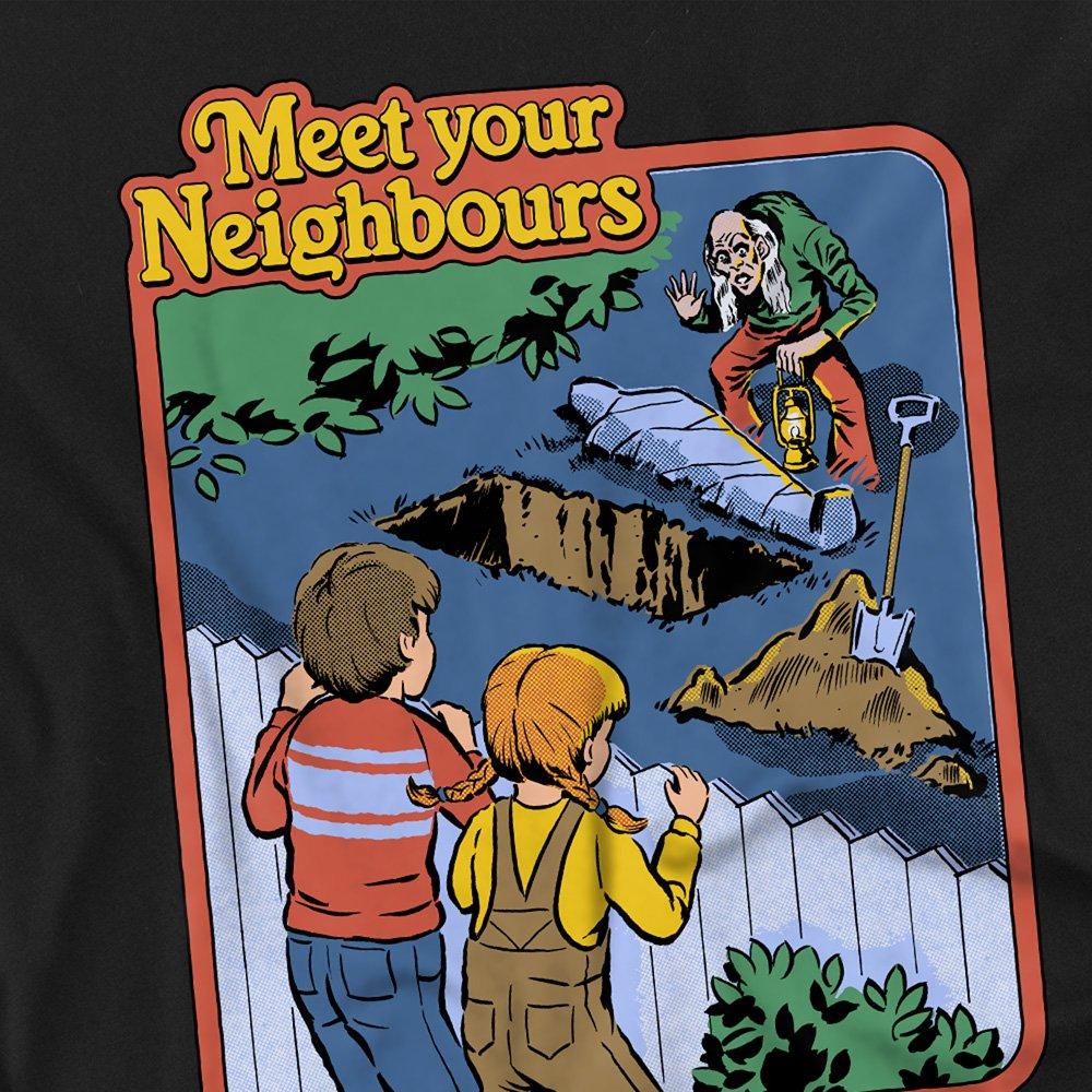 Black - Steven Rhodes - Steven Rhodes Meet Your Neighbours Long Sleeve T-S - 2