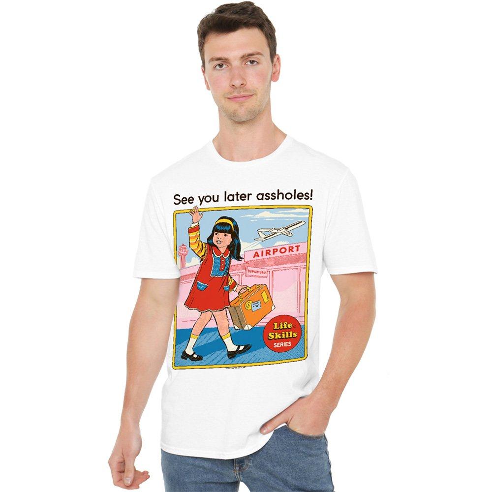 White - Steven Rhodes - Steven Rhodes See You Later T-Shirt White - 1