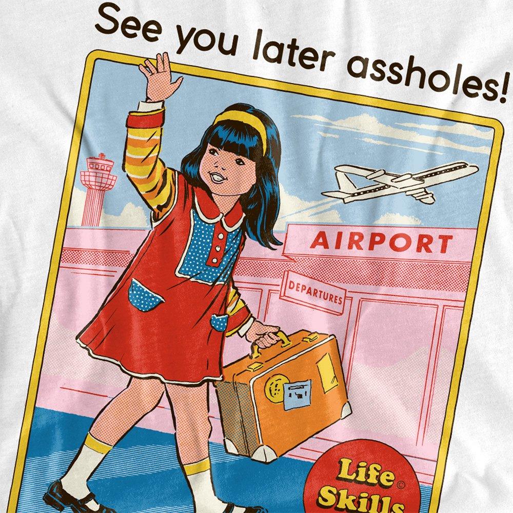 White - Steven Rhodes - Steven Rhodes See You Later T-Shirt White - 2