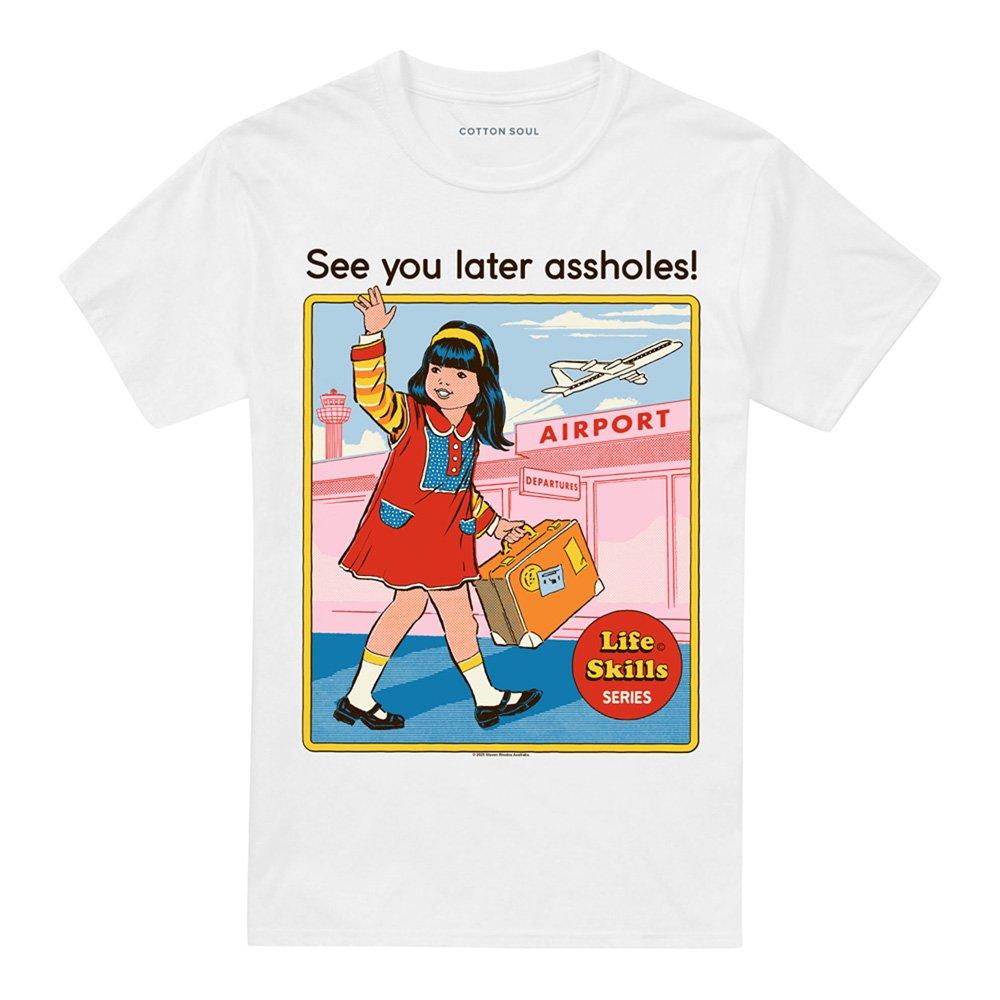 White - Steven Rhodes - Steven Rhodes See You Later T-Shirt White - 4