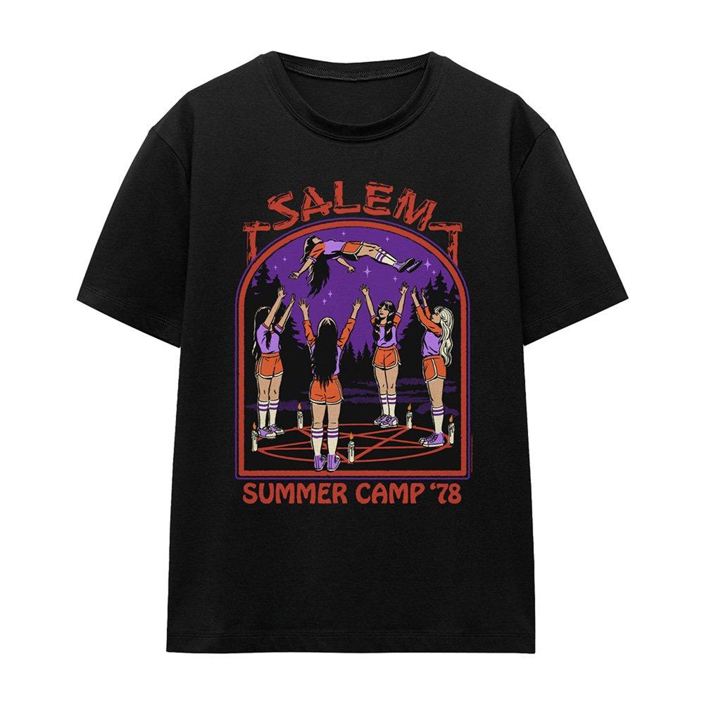 Black - Steven Rhodes - Steven Rhodes Salem Summer Camp T Shirt Black - 4