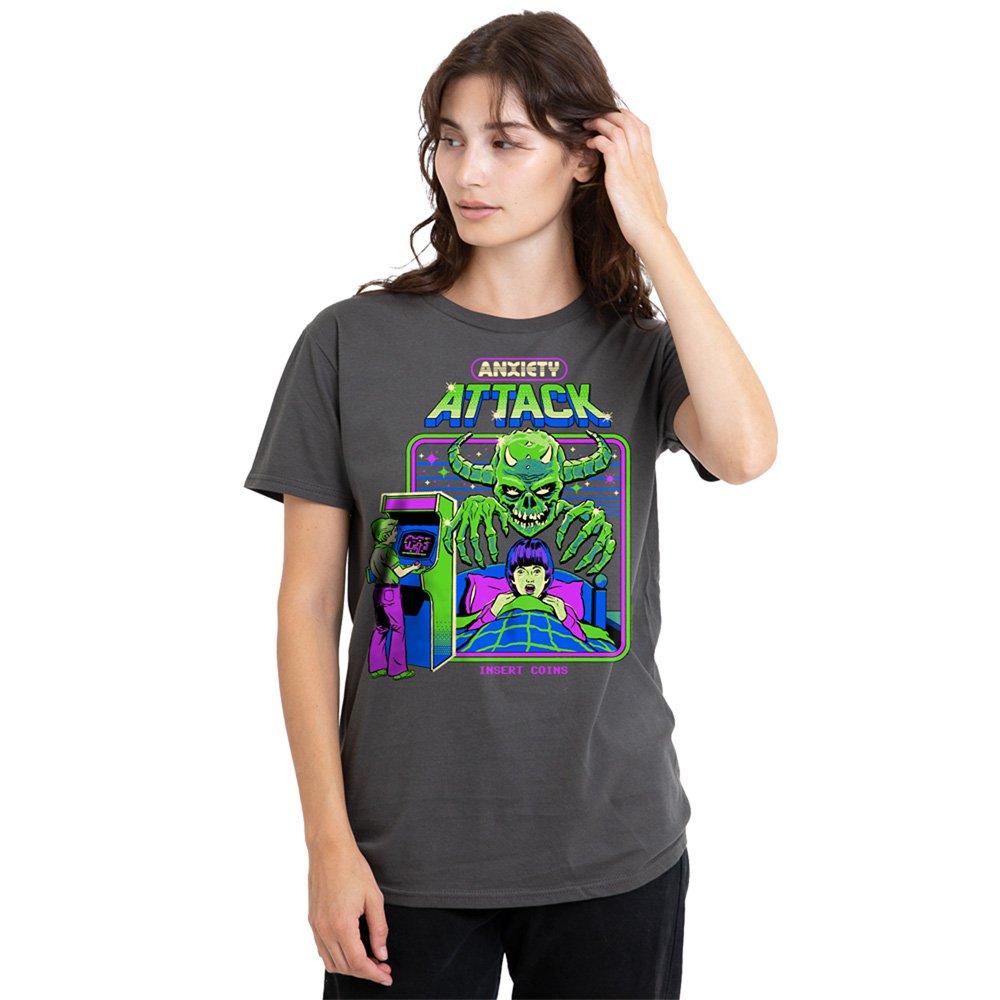 Steven Rhodes Steven Rhodes Anxiety Attack T Shirt Charcoal