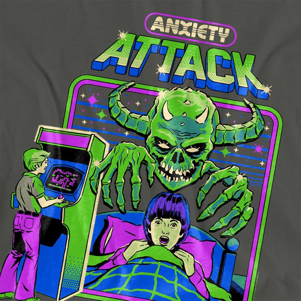 Charcoal - Steven Rhodes - Steven Rhodes Anxiety Attack T Shirt Charcoal - 2