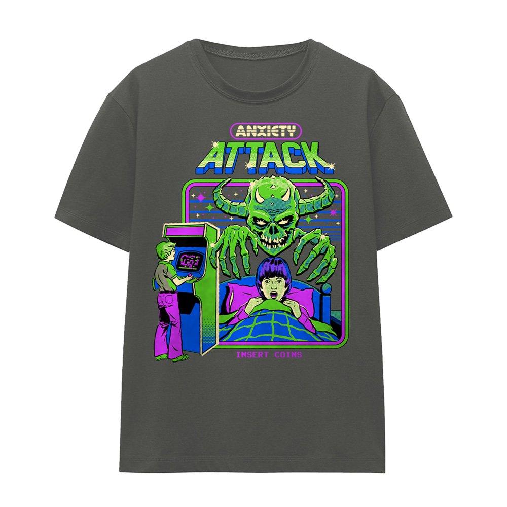 Charcoal - Steven Rhodes - Steven Rhodes Anxiety Attack T Shirt Charcoal - 4