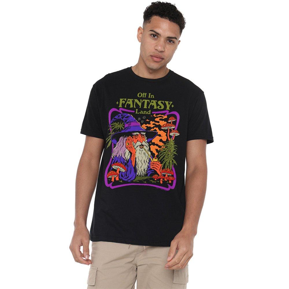 Black - Steven Rhodes - Steven Rhodes Fantasy Land T-Shirt Black - 1
