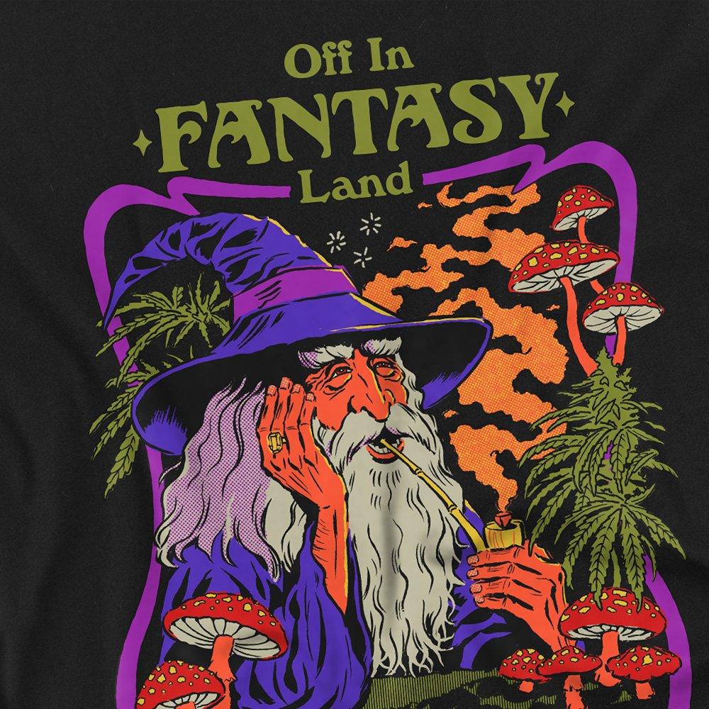 Black - Steven Rhodes - Steven Rhodes Fantasy Land T-Shirt Black - 2