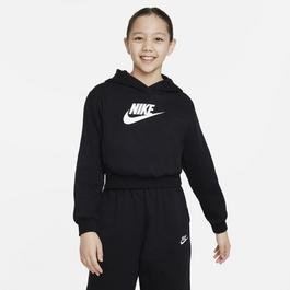 Nike Girls Sportswear Club Fleece Crop Hoodie