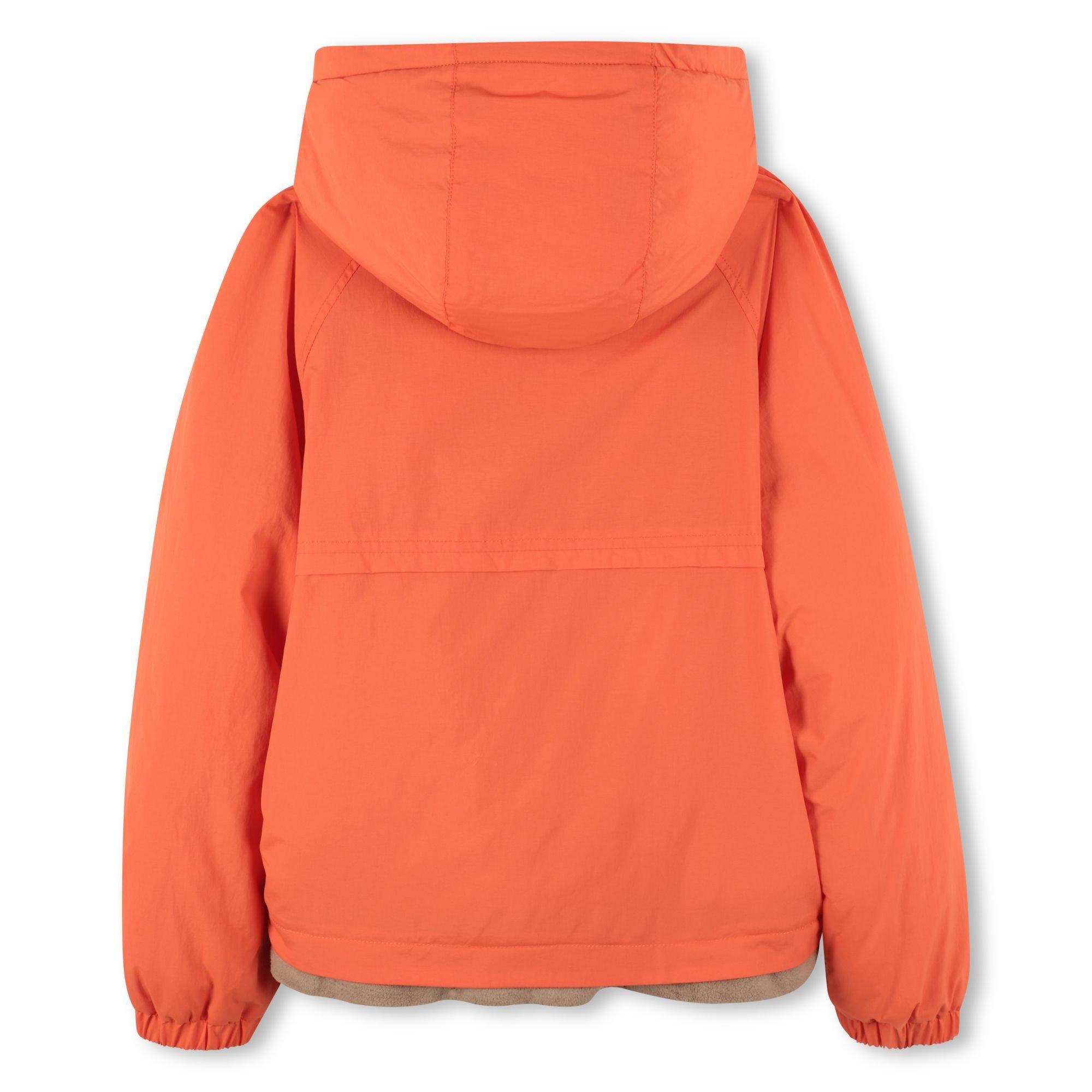 Orange/Navy - Timberland - Kids'  Zipped Weather-Resistant Overcoat - 2