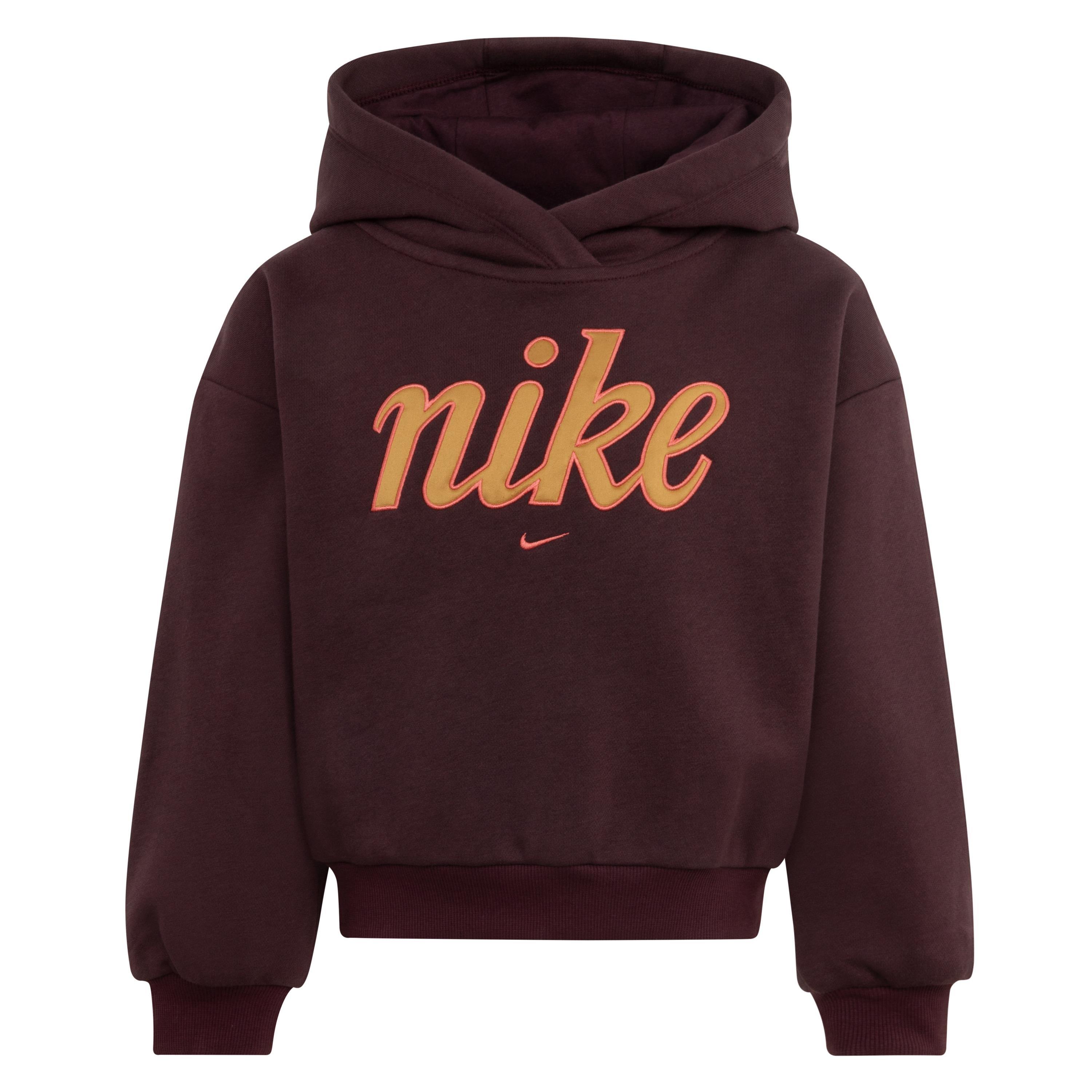 Nike  Kids' Overhead Hoodie - Burgundy Crush - 6-7 Yrs