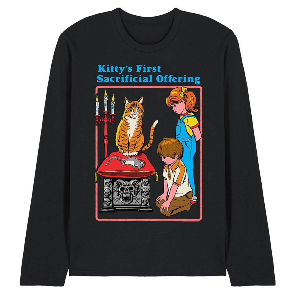 Black - Steven Rhodes - Steven Rhodes Kittys First Offering Long Sleeve T- - 1