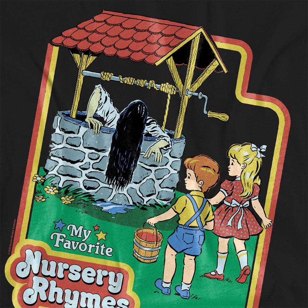 Black - Steven Rhodes - Steven Rhodes Nursery Rhymes T Shirt Black - 2