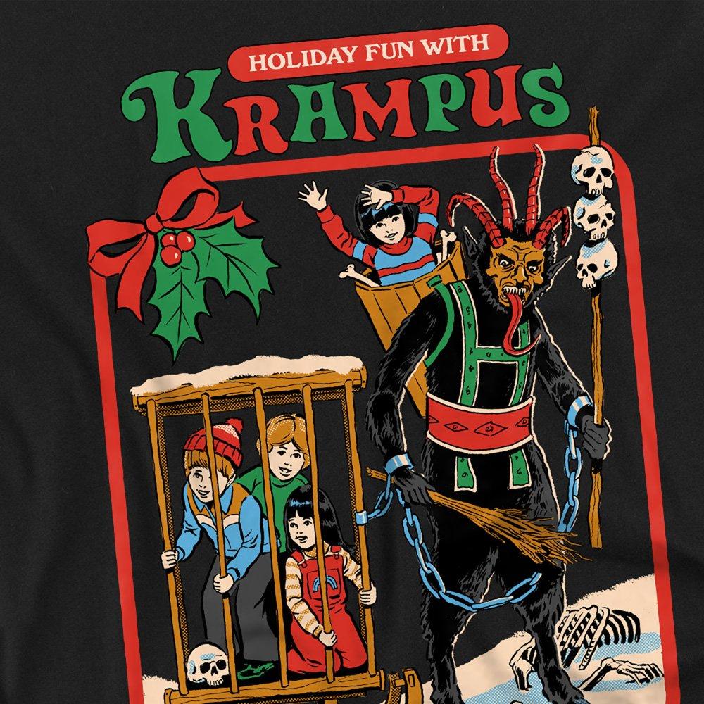 Black - Steven Rhodes - Steven Rhodes Fun With Krampus Long Sleeve T-Shirt - 2