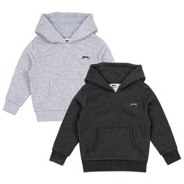 Slazenger 2 Pack OTH Fleece Hoody Infant Boys