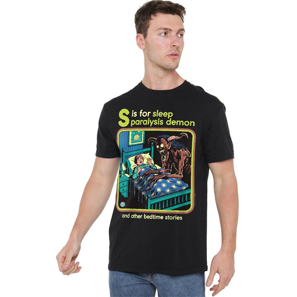 Black - Steven Rhodes - Steven Rhodes Sleep Paralysis Demon T-Shirt Black - 1