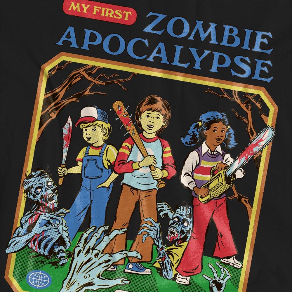 Black - Steven Rhodes - Steven Rhodes My First Zombie Apocalypse T Shirt - 2