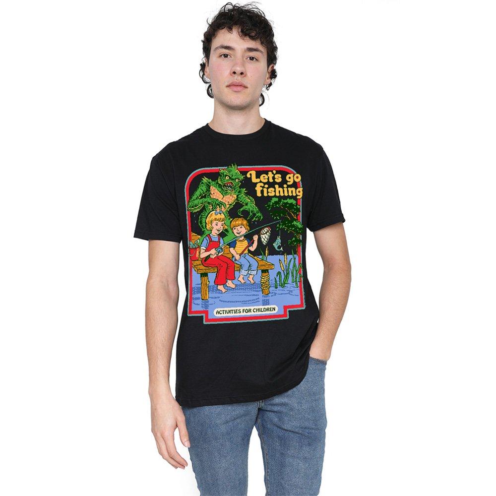 Black - Steven Rhodes - Steven Rhodes LetS Go Fishing T-Shirt Black - 1