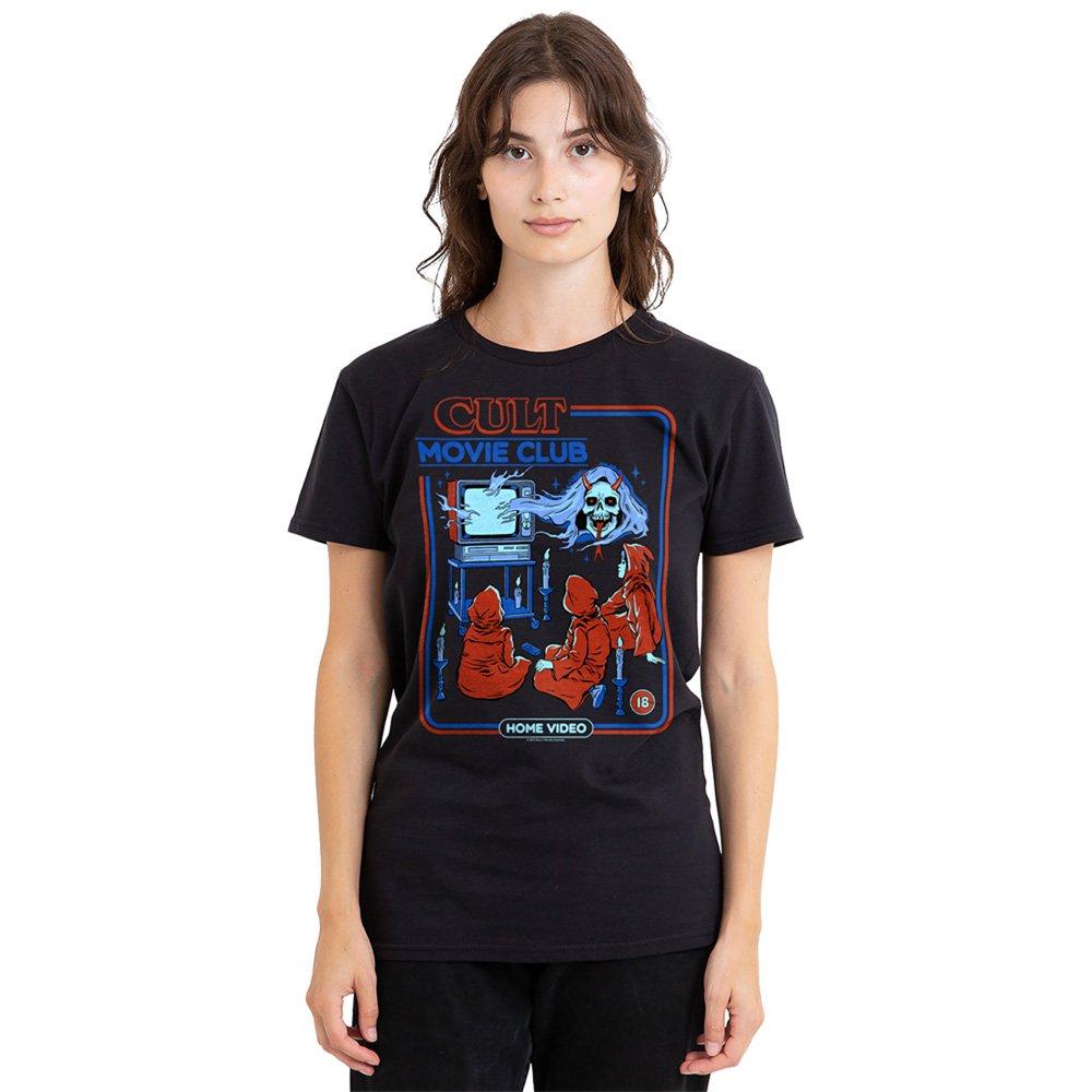 Black - Steven Rhodes - Steven Rhodes Cult Movie Club T Shirt Black - 1