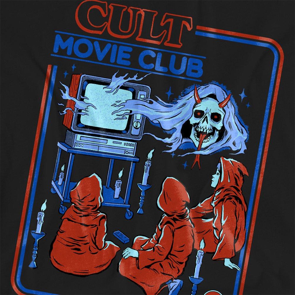 Black - Steven Rhodes - Steven Rhodes Cult Movie Club T Shirt Black - 2