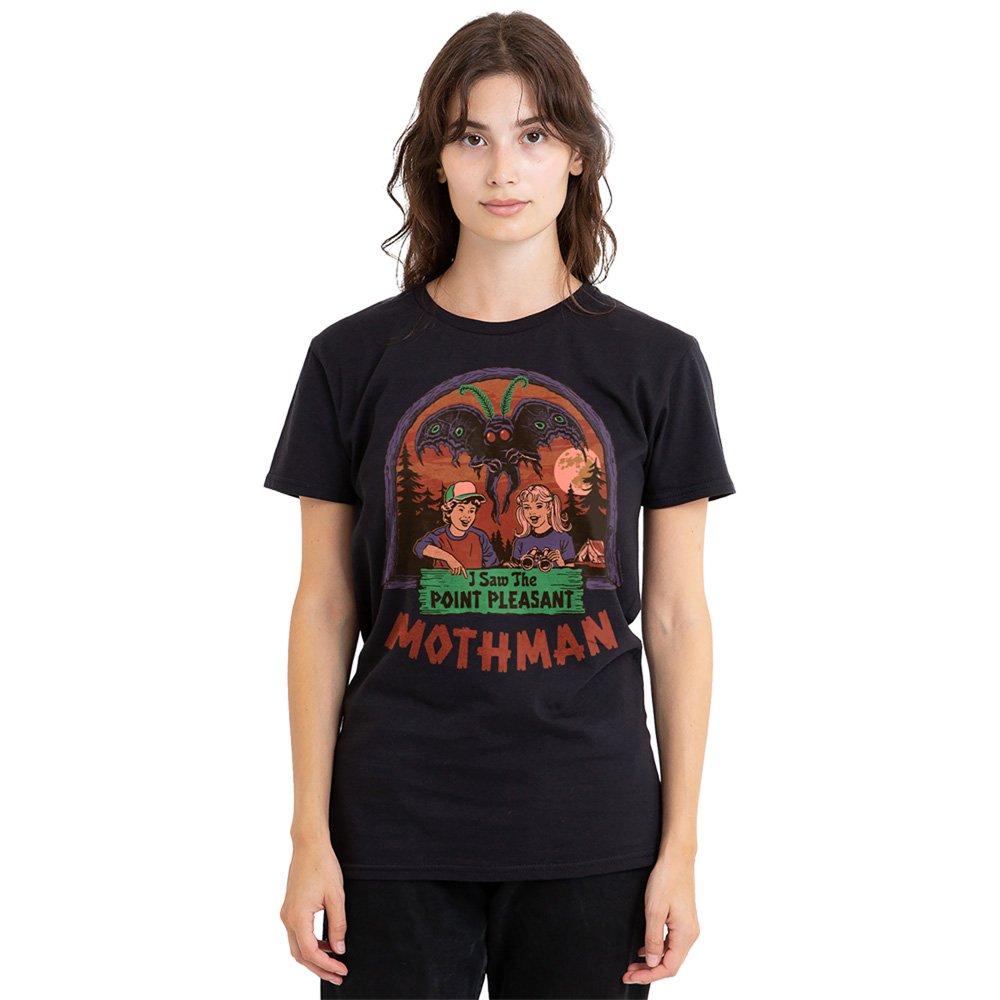 Black - Steven Rhodes - Steven Rhodes I Saw The Mothman T Shirt Black - 1