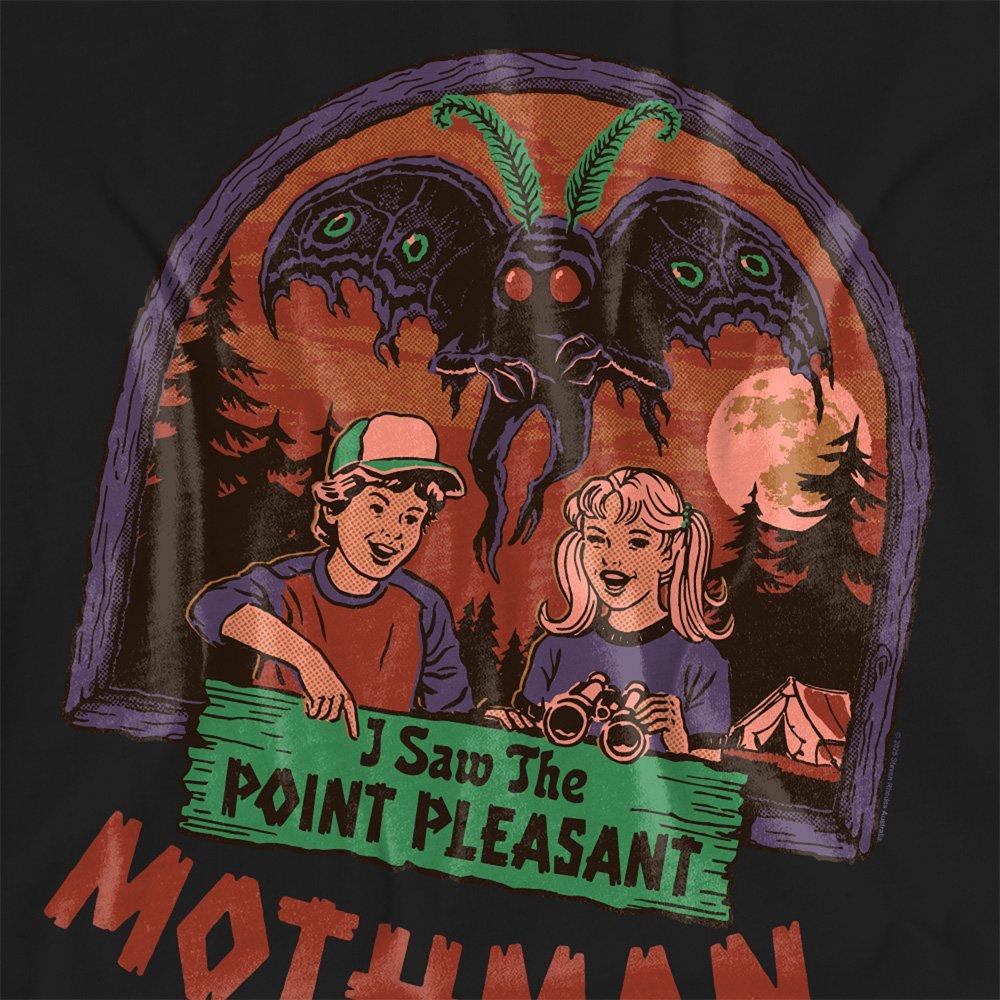 Black - Steven Rhodes - Steven Rhodes I Saw The Mothman T Shirt Black - 2