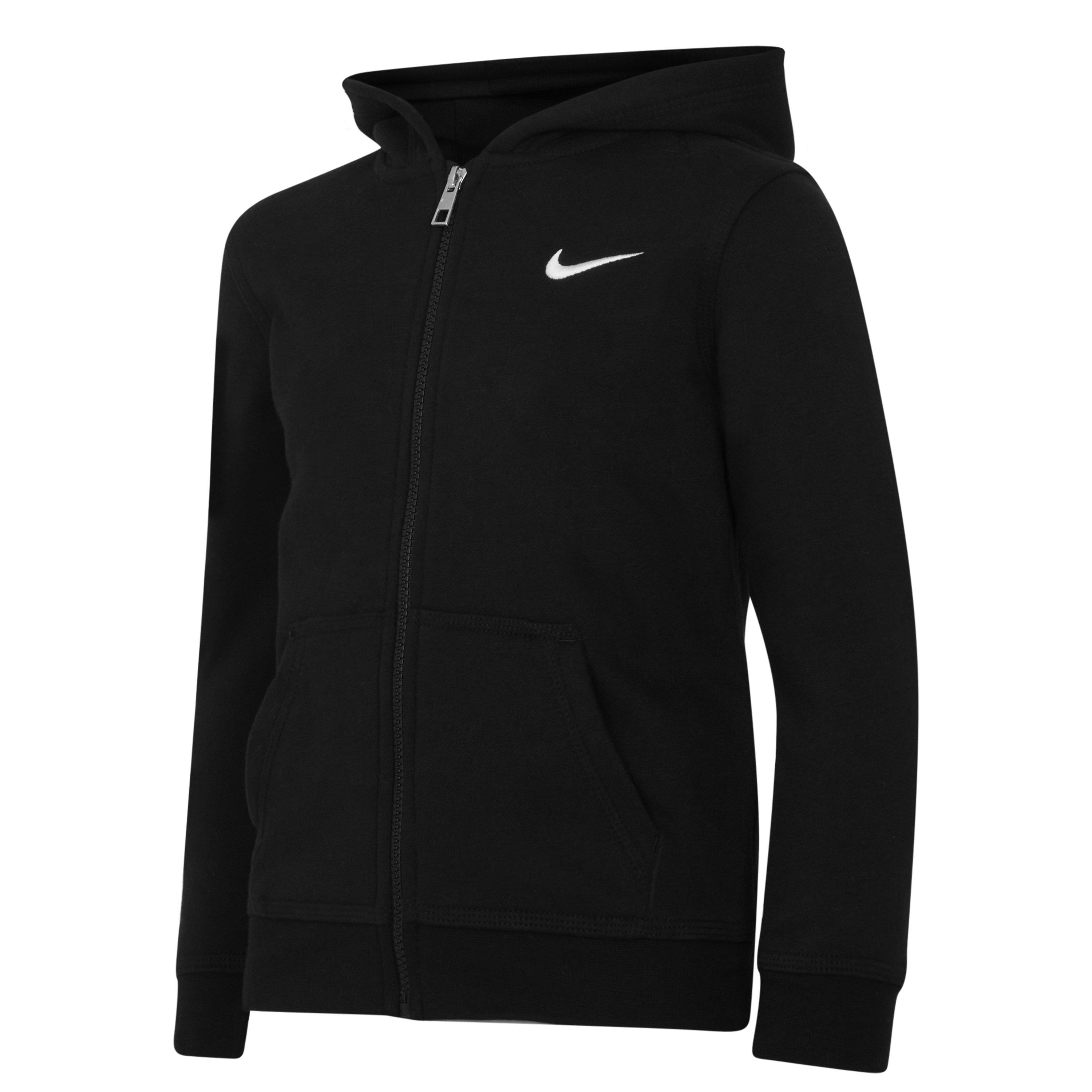 Black - Nike - Club Full Zip Hoody Infant Boys - 3