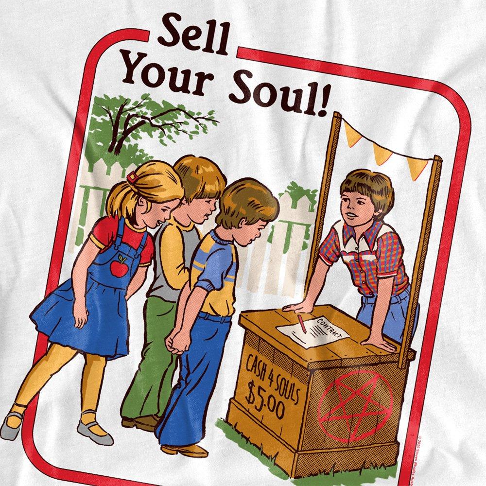 White - Steven Rhodes - Steven Rhodes Sell Your Soul Long Sleeve T-Shirt - 2