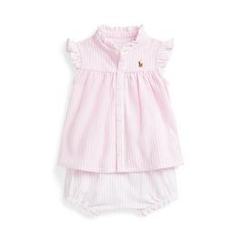 Polo Ralph Lauren Oxford Top and Bloomers Clothing Set Infants