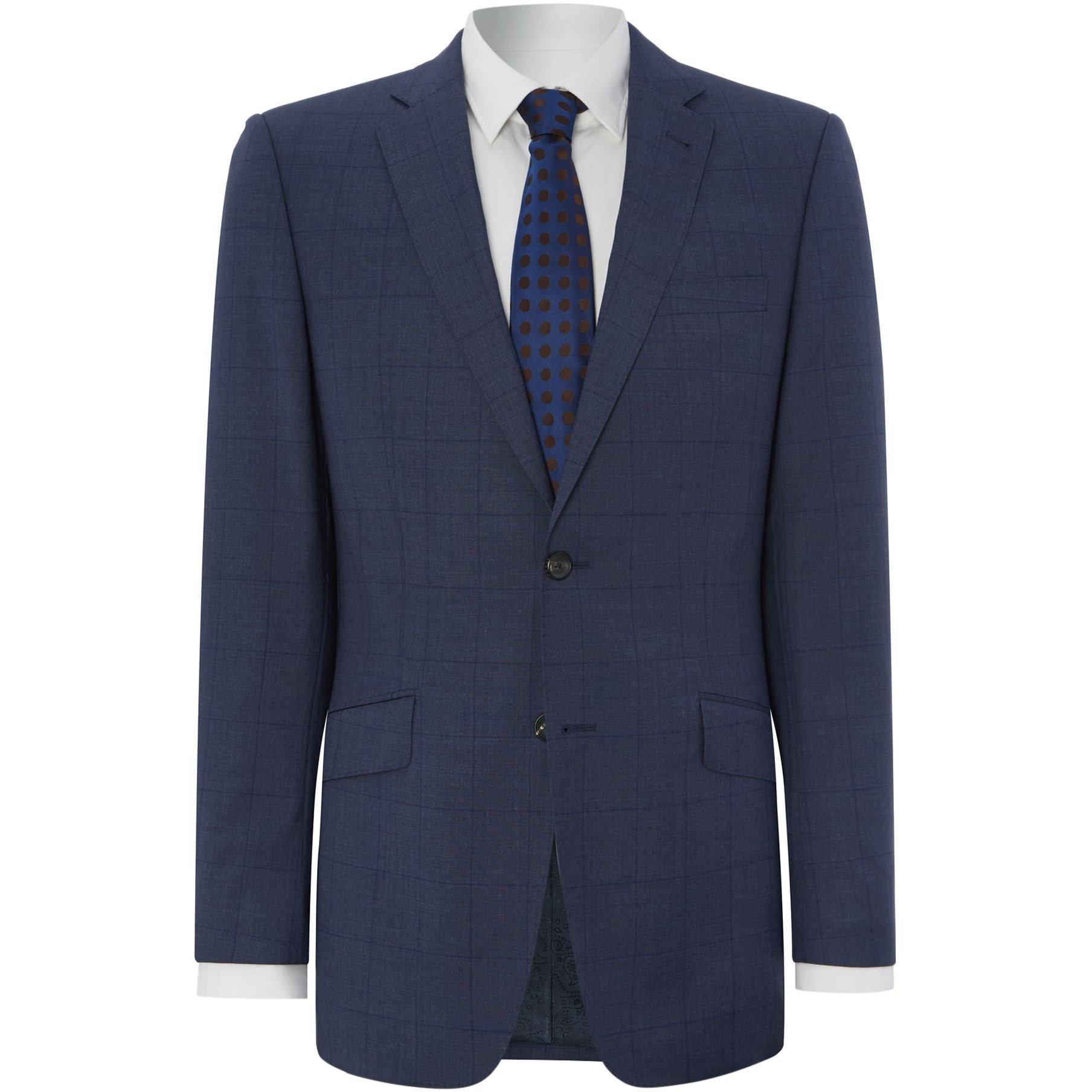 Azul - Simon Carter - Window pane check regular suit jacket - 1