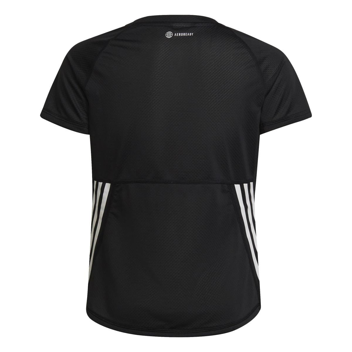 Black - adidas - Aeroready 3 Stripes T-Shirt - 3
