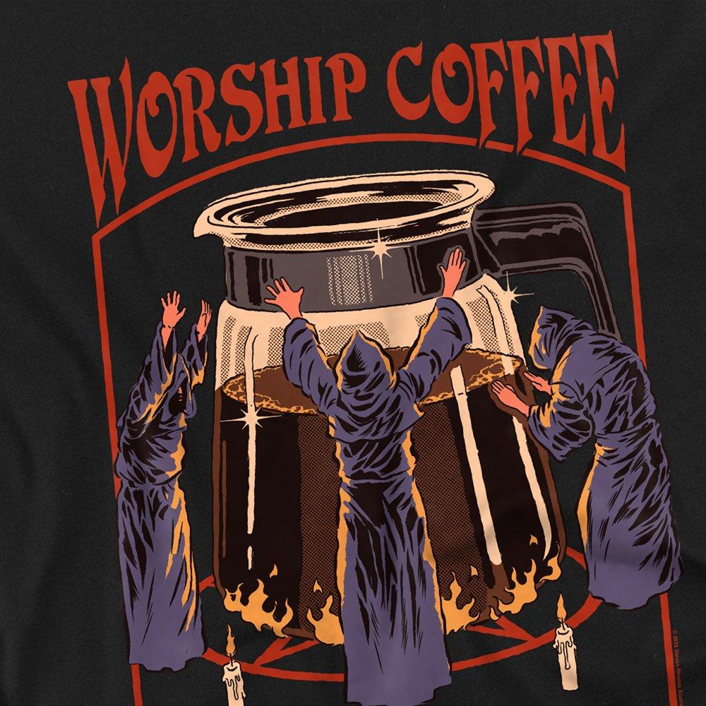 Black - Steven Rhodes - Steven Rhodes Worship Coffee Long Sleeve T-Shirt - 2