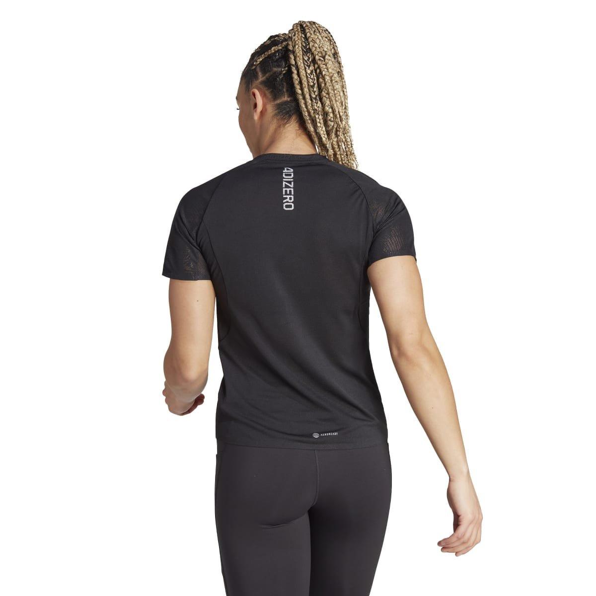 Black - adidas - Women's Adizero Regular Fit Running T-Shirt - 5