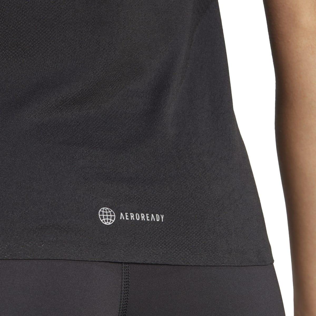 Black - adidas - Women's Adizero Regular Fit Running T-Shirt - 7