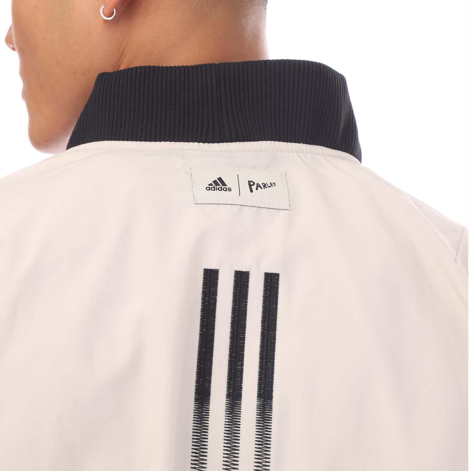 Natural - adidas - Parley Bomber Jacket - 3