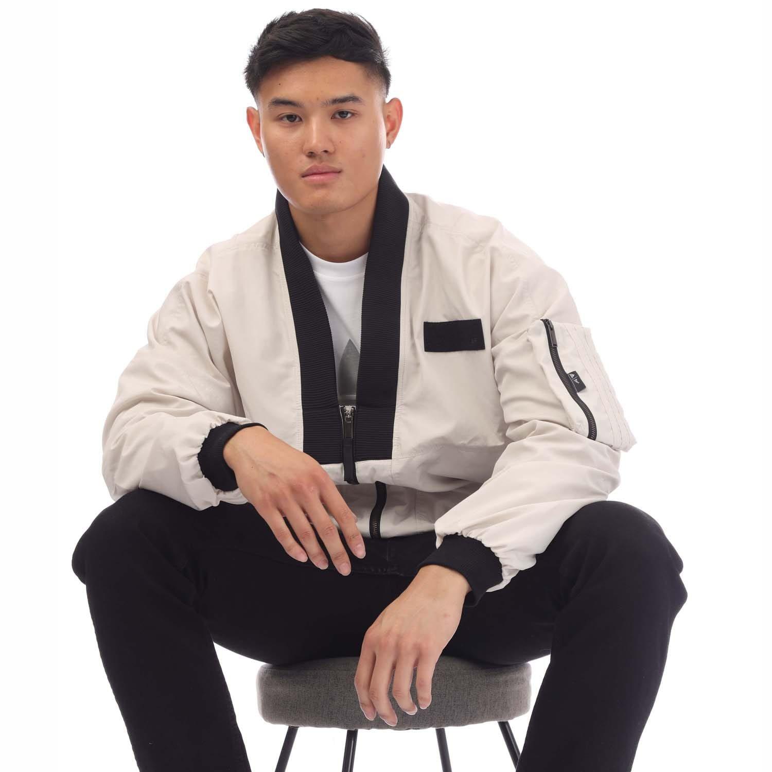 Natural - adidas - Parley Bomber Jacket - 5