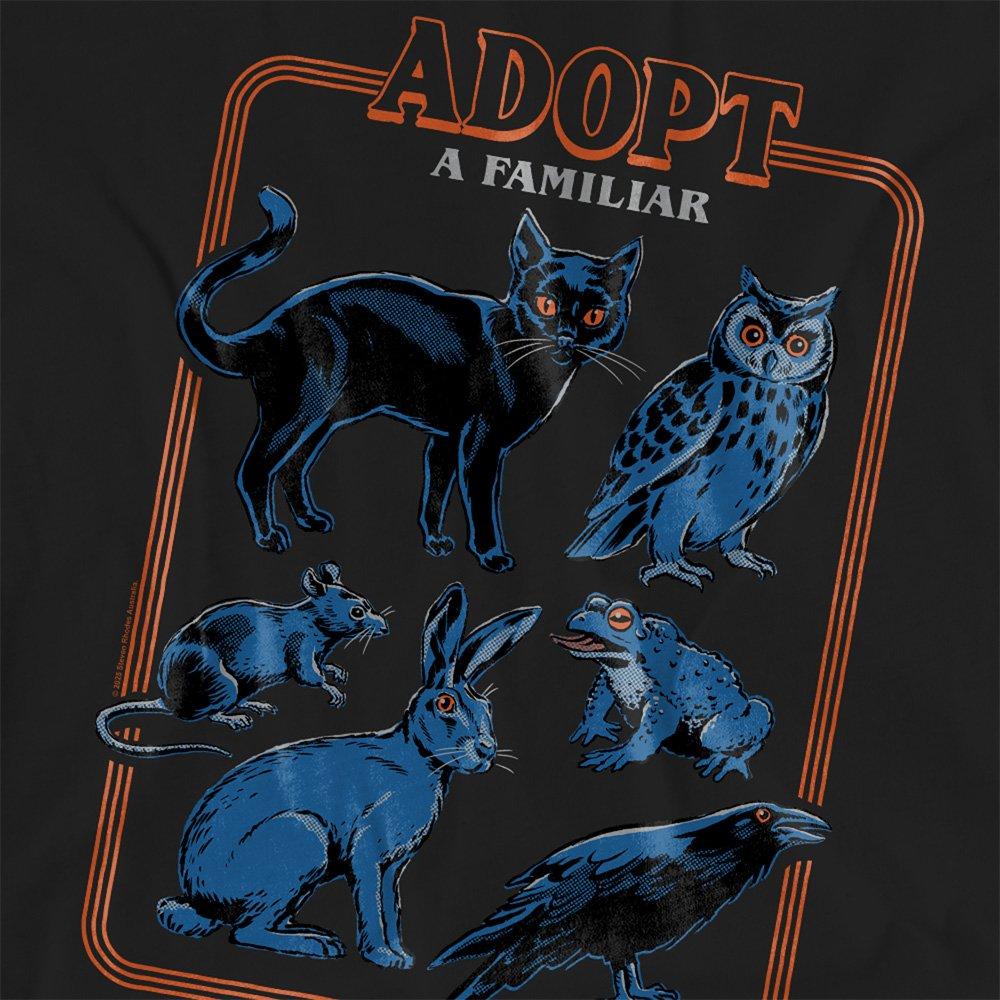 Black - Steven Rhodes - Steven Rhodes Adopt A Familiar T Shirt Black - 2