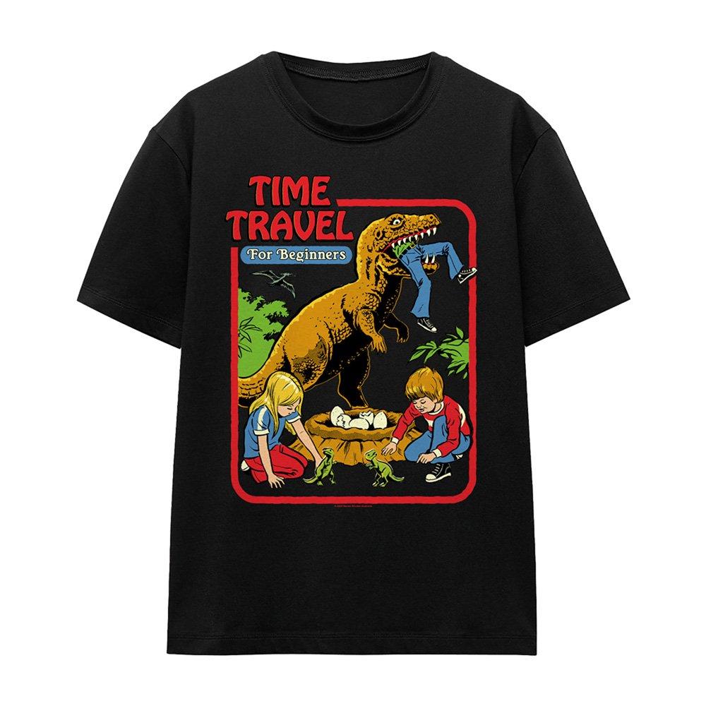 Black - Steven Rhodes - Steven Rhodes Time Travel T Shirt Black - 4