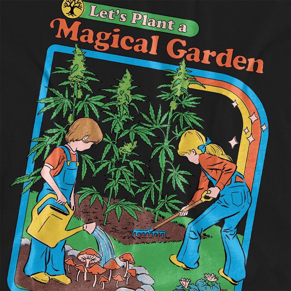 Black - Steven Rhodes - Steven Rhodes Magical Garden T Shirt Black - 2