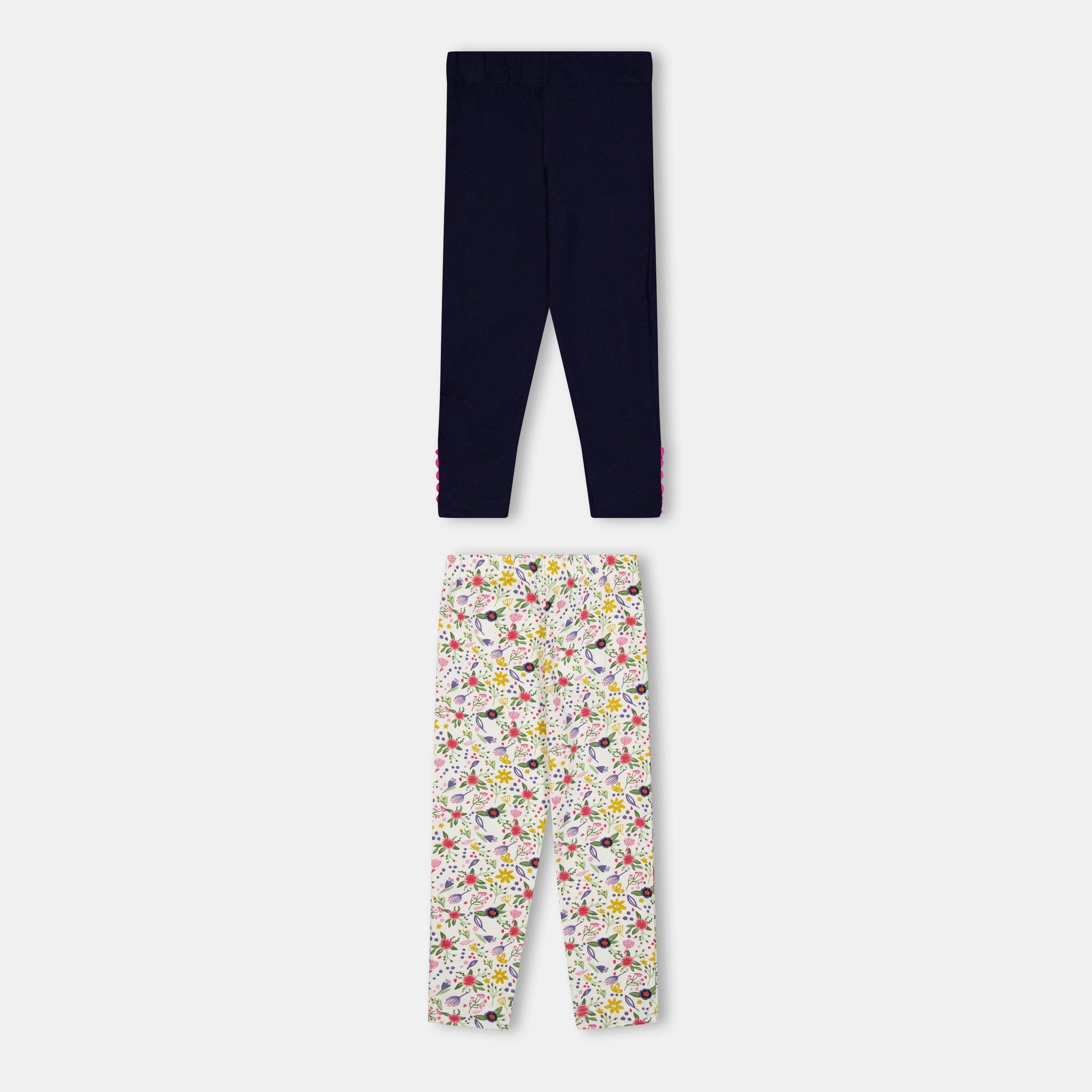 ple - Lilly and Sid - Horse Floral Long Leggings - 2